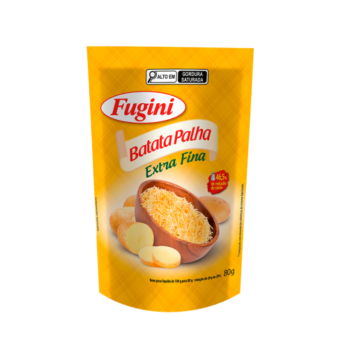Extra Thin Straw Potato Fugini Sachet 80g