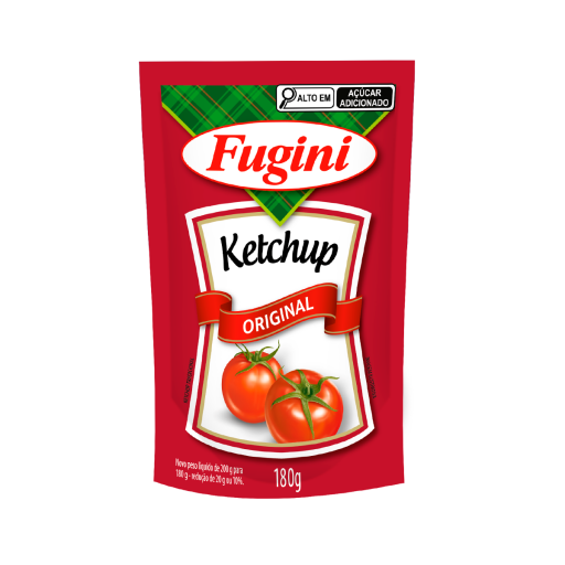 Ketchup Fugini Tradicional Sobre 180g