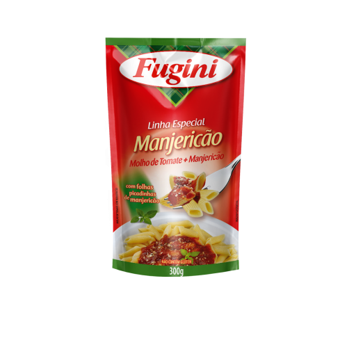 Molho de Tomate Manjericão Fugini Sachê 300g