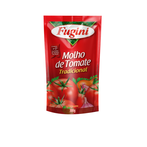 Molho de Tomate Tradicional Fugini Sachê 300g 