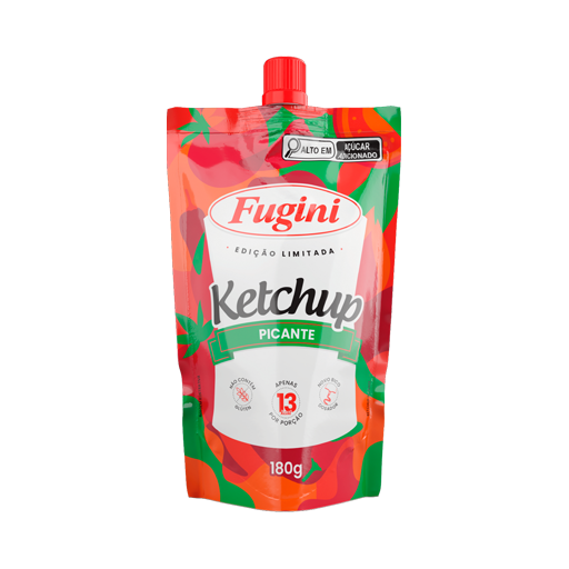 Fugini Spicy Ketchup Sachet Bottle 180g