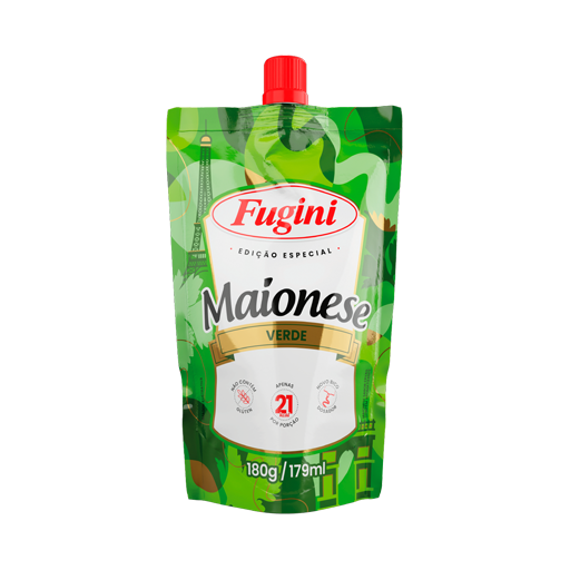 Mayonesa Verde Fugini Bolsa de Boquilla 180g