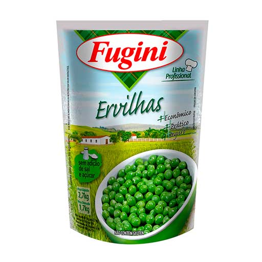 Ervilha em Conserva Fugini Sachê 1,7kg