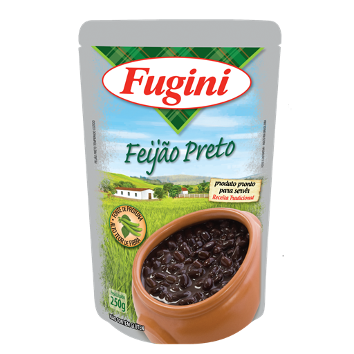 Feijão Preto Fugini Sachê 250g