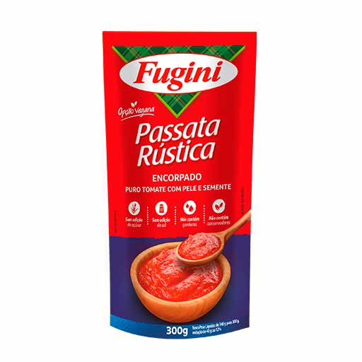 Passata Rústica Fugini Sachê 300g